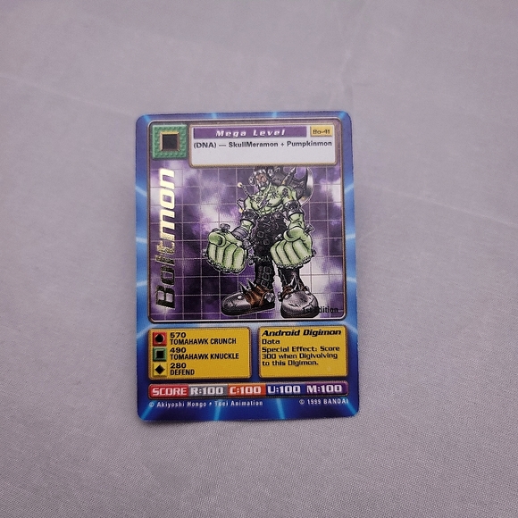 Digimon 1999 Boltmon Bo-41 First Edition Gold Stamp - Picture 1 of 2